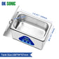 DK SONIC 900ml Ultrasonic Cleaner, Sonic Jewelry Eyeglasses Cleaner