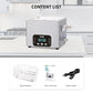 DK SONIC pulitore ad ultrasuoni 15L, 360W Heavy-Duty Sonic Cleaner con Smart Touch Control, cinque modalità per motori di moto, carburatori, catene, circuito (include cestino)
