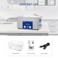 DK SONIC Ultrasonic Cleaner 22L 480W, Ultrasonic Carburetors Cleaner with Intelligent Mechanical Timer, Heater &Power Adjustable Function for Carburettors, Motorbike Engines, Chains