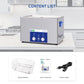 DK SONIC Pulitore ad ultrasuoni 30L 600W, Pulitore carburatori ad ultrasuoni con controllo codificato regolabile in potenza e cinque modalità per parti, circuiti stampati, pulizia motori