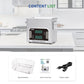 DK SONIC 3L Touch Control Pulitore ad Ultrasuoni, 120W Precisione Pulitore ad Ultrasuoni Gioielli con Timer & Riscaldamento & Cestino, Multi-Applicazione per Occhiali, Catene, Orologi