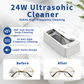 DK SONIC 450ml Ultrasonic Cleaner, Sonic Jewelry Eyeglasses Cleaner