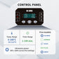 DK SONIC Detergente ad ultrasuoni 10L, 240W Detergente sonico per impieghi gravosi con controllo Smart Touch, cinque modalità per motori di motocicli, carburatori, catene, circuiti stampati (include cestino)