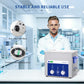 DK SONIC Pulitore ad ultrasuoni 10L 240W, Pulitore carburatori ad ultrasuoni con controllo codificato regolabile in potenza e cinque modalità per parti, circuiti stampati, pulizia motori