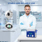 DK SONIC Pulitore a ultrasuoni 3L 120W, pulitore a ultrasuoni per gioielli con timer meccanico intelligente, riscaldatore e funzione di regolazione della potenza per la pulizia di occhiali, collane e orologi