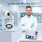 DK SONIC Pulitore ad Ultrasuoni,Pulitore a Ultrasuoni per Gioielli in Acciaio Inossidabile da 4L 120W con Riscaldatore e Timer Meccanico per la Pulizia di Gioielli, Occhiali, Monete(Cestello Incluso)