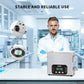 DK SONIC Pulitore ad ultrasuoni 6L, 180W Pulitore sonico per impieghi gravosi con controllo Smart Touch, cinque modalità per motori di moto, carburatori, catene, circuiti stampati (include cestino)