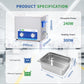 DK SONIC Ultrasonic Cleaner,10L 240W Sonic Cleaner with Heater&Mechanical Timer,Ultrasonic Carburetor Cleaner for Cleaning Gun,Engine,Carburetors,Chains(Include Basket)