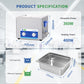 DK SONIC Pulitore ad Ultrasuoni,15L 360W Pulitore ad Ultrasuoni con Riscaldatore e Timer Meccanico, Pulitore ad Ultrasuoni per Carburatori per la Pulizia di Pistole, Motori, Catene (Cestello Incluso)