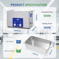 DK SONIC Industrial Ultrasonic Cleaner 30L,600W Commercial Sonic Cleaner with Encoded Timer,Heater&Basket, Multiple Functions for Carburetors, Motorcycle Engines, Chains