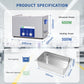 DK SONIC Pulitore ad ultrasuoni 30L 600W, Pulitore carburatori ad ultrasuoni con controllo codificato regolabile in potenza e cinque modalità per parti, circuiti stampati, pulizia motori