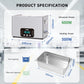 DK SONIC Detergente a ultrasuoni 30L, 600W Detergente sonico per impieghi gravosi con controllo Smart Touch, cinque modalità per motori di motocicli, carburatori, catene, circuiti stampati (include cestino)
