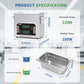 DK SONIC 3L Touch Control Pulitore ad Ultrasuoni, 120W Precisione Pulitore ad Ultrasuoni Gioielli con Timer & Riscaldamento & Cestino, Multi-Applicazione per Occhiali, Catene, Orologi