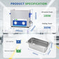 DK SONIC Ultrasonic Cleaner,6L 180W Sonic Cleaner with Heater&Mechanical Timer,Ultrasonic Carburetor Cleaner for Cleaning Gun,Engine,Carburetors,Chains(Include Basket)